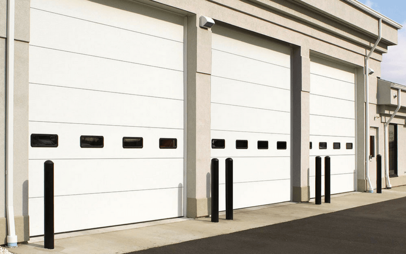 commercial fire-rated garage doors